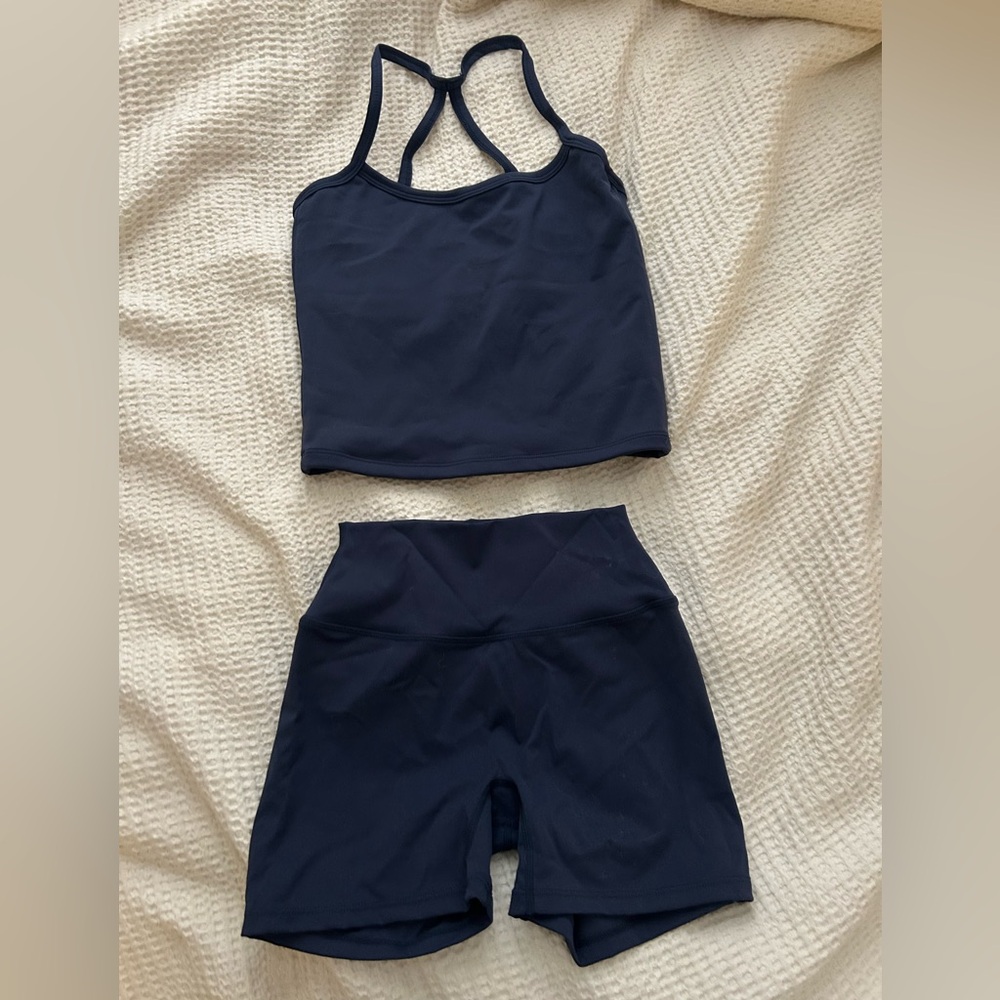 Navy Blue Athletic Set